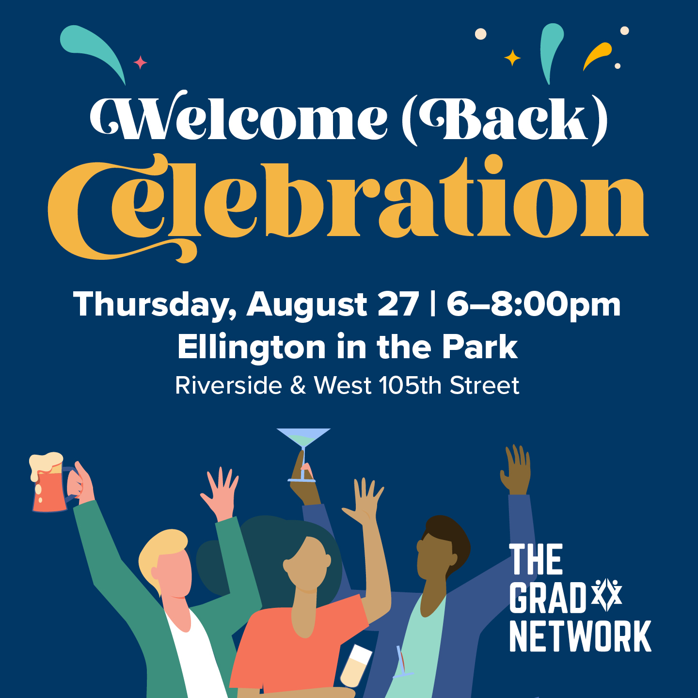 Welcome (Back) Celebration | 6-8 p.m. Aug. 27 - logo
